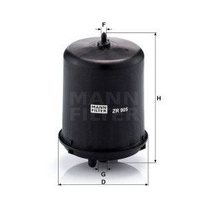 Фильтр масляный MANN-FILTER ZR 905 Z